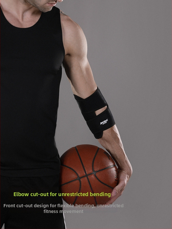 Neopreninis alkūnės įtvaras suaugusiems – tinkamas krepšiniui, bokso, teniso ir svorių kilnojimui