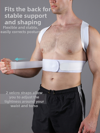Nugaros laikysenos korektoriaus diržas su kvėpuojančia kompresija | Prekės ženklas: JINGBA SUPPORT; Medžiaga: Nailonas; Skirta suaugusiems; Tinka sporto šakos: krepšinis, štangos kilnojimas, futbolas, tenisas