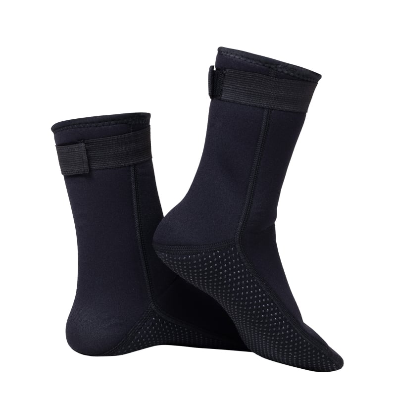 Nardymo kojinės iš neopreno 3 mm, unisex, neslystantys padai, šiluma ir saulės apsauga