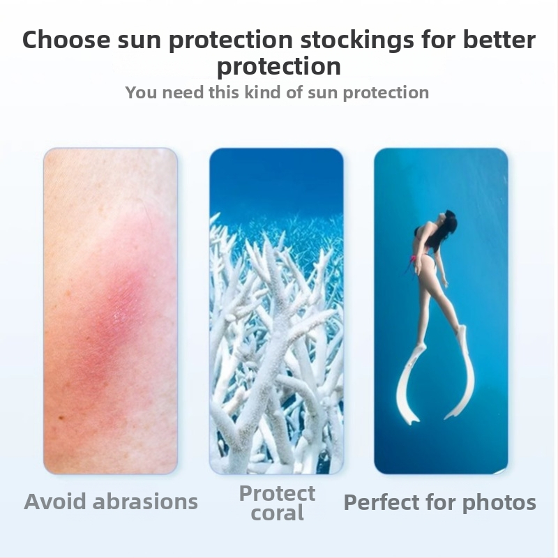 Sieviešu niršanas zeķes ar UPF+ saules aizsardzību – neslīdošas zeķes sērfošanai