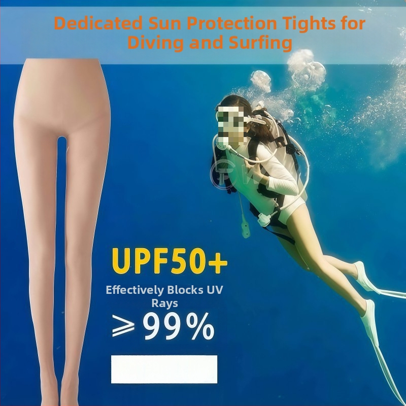 Moteriškos nardymo kojinės su UPF+ saulės apsauga – neslidžios kojinės banglentininkams