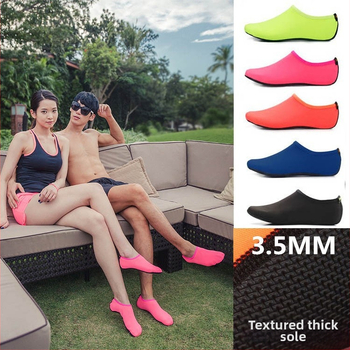 Nardymo kojinės plaukimo batims su Lycra reljetine padas, vyriški ir moterims, 3.5 mm guma, neslidus