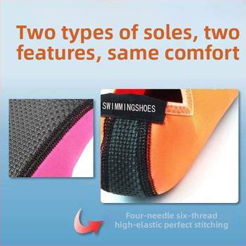 Nardymo kojinės plaukimo batims su Lycra reljetine padas, vyriški ir moterims, 3.5 mm guma, neslidus