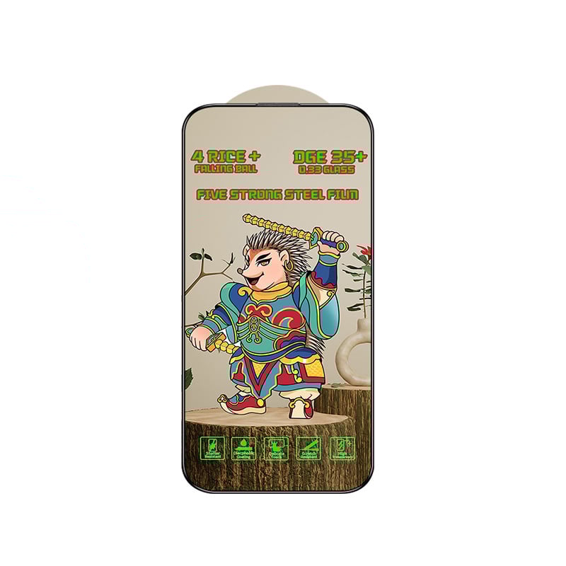 iPhone elülső tempered glass kijelzővédő, Anti-Peep, Anti-Drop, Full HD