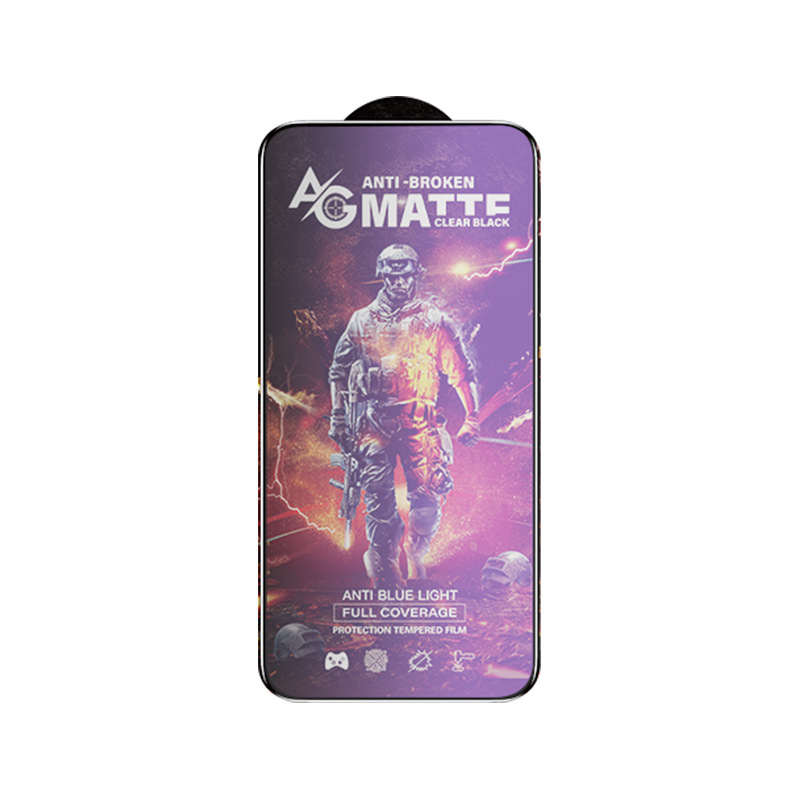 iPhone elülső tempered glass kijelzővédő, Anti-Peep, Anti-Drop, Full HD