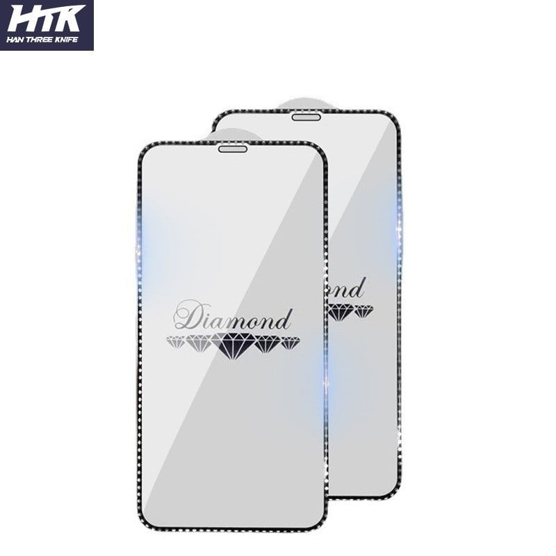 iPhone elülső tempered glass kijelzővédő, Anti-Peep, Anti-Drop, Full HD