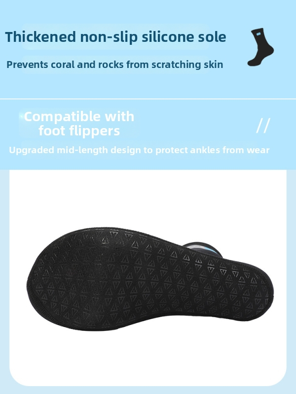 Unisex ponožky na potápanie, 3 mm neopren (90% neopren + 10% nylon), protisklzová podrážka, vodeodolné, rýchloschnúce, teplé na zimné plávanie
