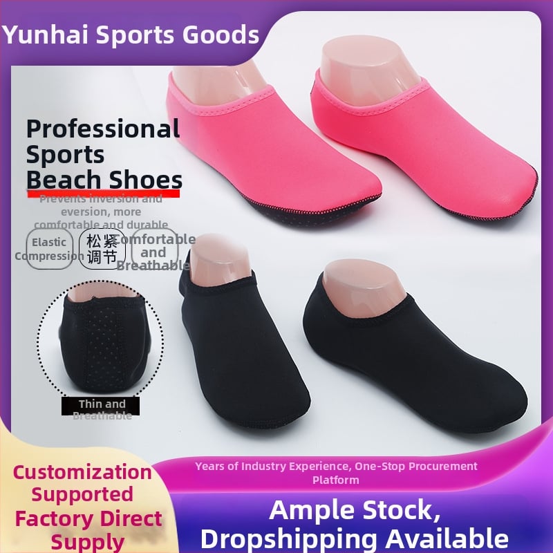 Potápačské ponožky — mäkké, protišmykové vodné obutie na pláž a vodný park (Nylon; Sea of Clouds Sports; Diving socks)