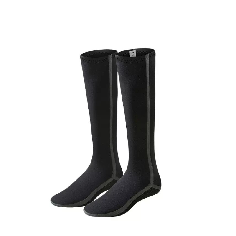 Ponožky na potápanie zo SBR neoprenu, unisex, 3 mm, dlhé, pre plážové a zimné potápanie, odolné voči opotrebeniu, proti mrazu, vetru