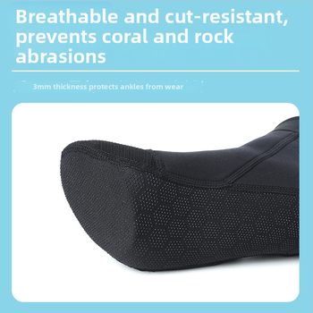 Sharkbat 3 mm-es neoprén búvár zokni – csúszásmentes, meleg, vízálló