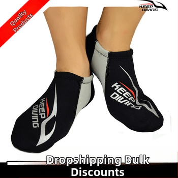 Búvár zokni neoprenből, 3 mm, KEEP DIVING