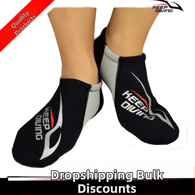 Búvár zokni neoprenből, 3 mm, KEEP DIVING