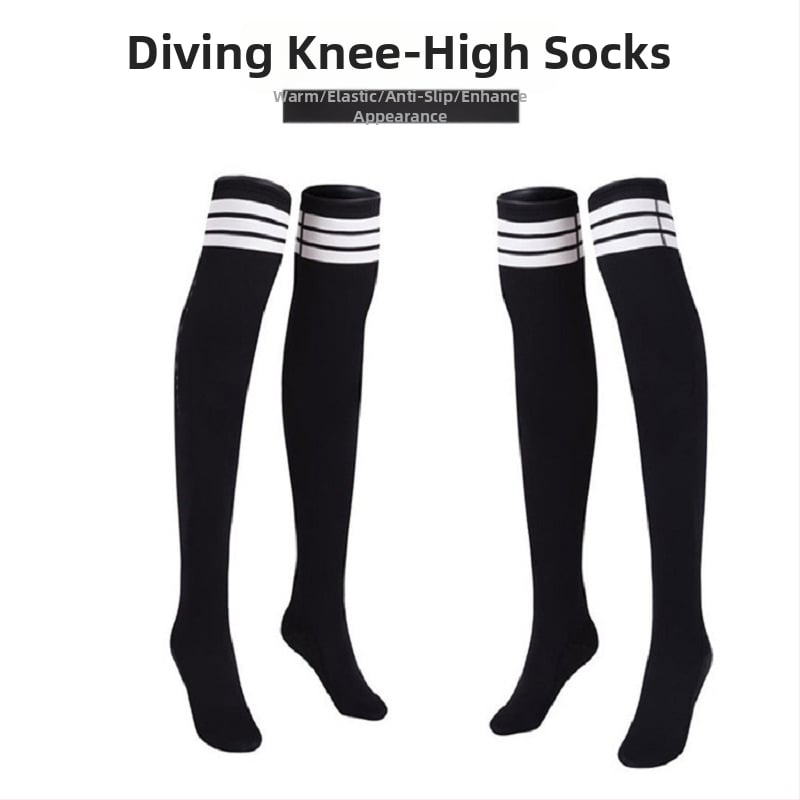 Hydrophilic neopren búvár zokni térdig érő, csúszásmentes talppal, gyorsan száradó, vízi sportokra