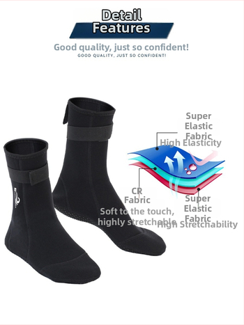 Sinosda búvár zokni - vastagított kivitel, karcolás elleni, csúszásálló, kopásálló