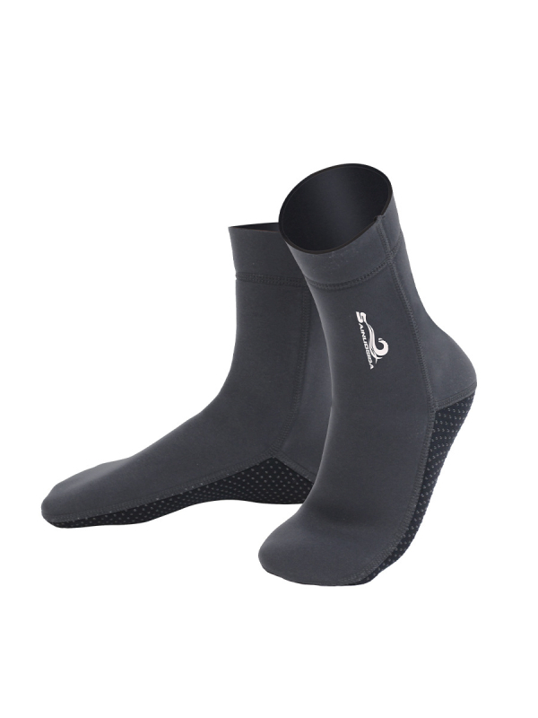 Sinosda neoprénes búvár zoknik, kód Qsw 06, talpvédelem szúrások és vágások ellen, vízi sportokra és sznorkelezéshez