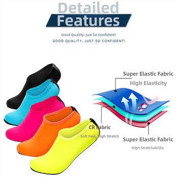 Sinosda neoprén merülő zoknik, uniszex, csúszásmentes talp, gyorsan szárad, UV-védelem