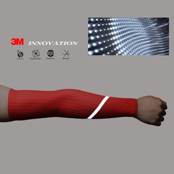 DH SPORTS Персонализирани ръкави за колоездене - безшевни, антихлъзгащи се, рефлективни, печат на лого, Спандекс/Lycra