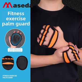 Max pirštinės su diving materialu delno apsaugai skirtos treniruotėms, dviračių sportui ir šaudymui — keturių pirštų dizainas, neslystantis delnas