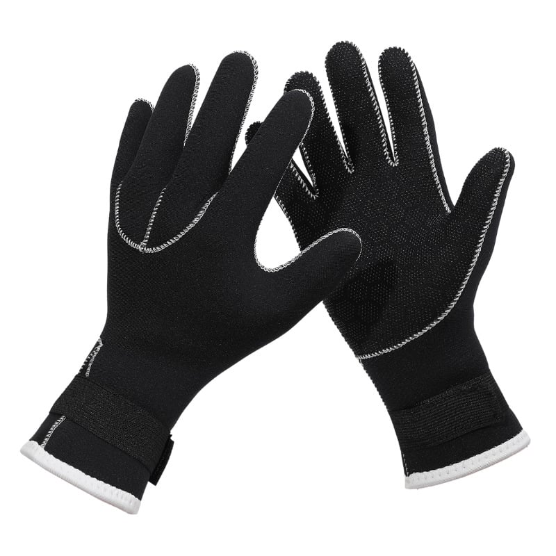 Nardymo pirštinės 3 mm neopreno, neslystančios, šiltos, atsparios dilimui, skirtos banglentin ir snorkeliavimui