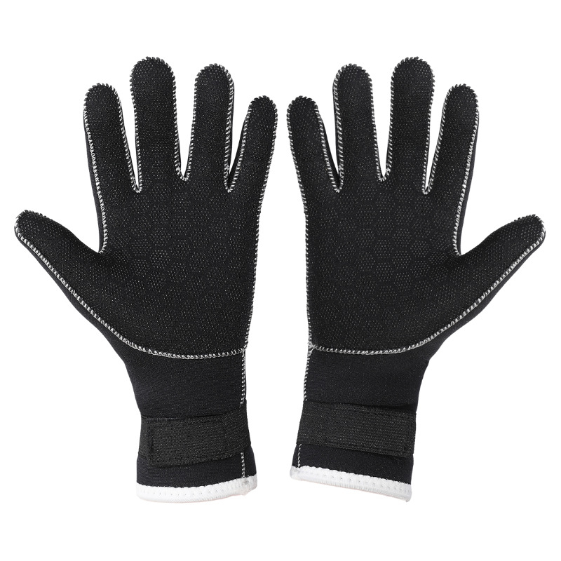 Nardymo pirštinės 3 mm neopreno, neslystančios, šiltos, atsparios dilimui, skirtos banglentin ir snorkeliavimui
