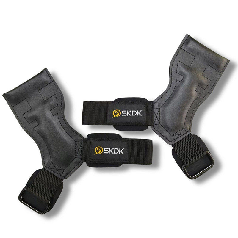 Ръкавици за защита на дланта с киткова поддръжка – PVC, метална катарама, нехлъзгащи се, подходящи за дърпане, тежко повдигане и набирания