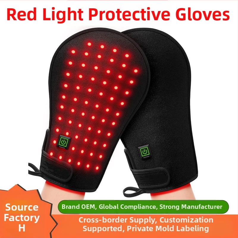 Устройство за терапия с червена светлина за ръце с 660 nm червена светлина и 850 nm инфрачервено, 12 V, 5 W, за ръце и китки