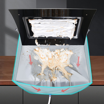 GLOBAL WAREHOUSE Чанта за събиране на вода за почистване на кухненска качулка, изработена от водоустойчив материал – без лого, подходяща за други устройства