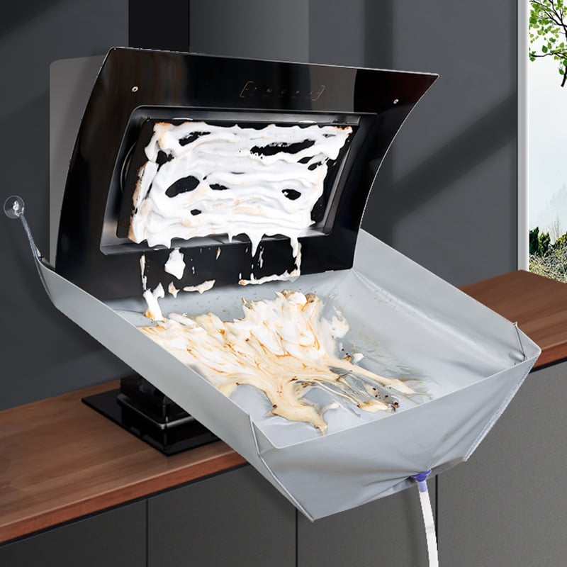 GLOBAL WAREHOUSE Чанта за събиране на вода за почистване на кухненска качулка, изработена от водоустойчив материал – без лого, подходяща за други устройства