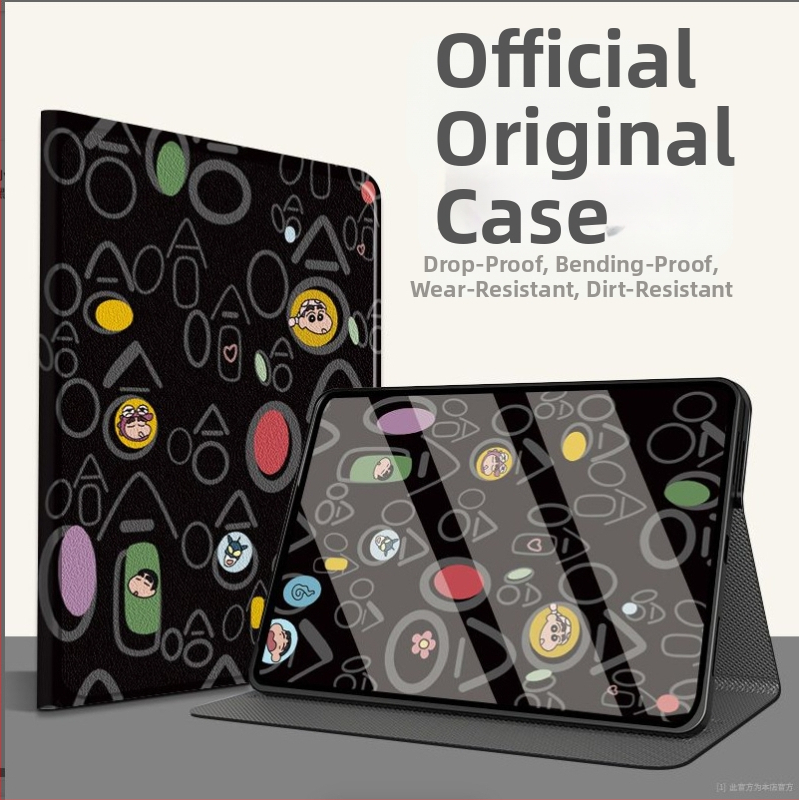 Калъф за iPad за Air 6/5 и iPad 9/10 поколение, имитационна кожа, релефна повърхност, поддръжка на спящ режим, възможност за персонализация