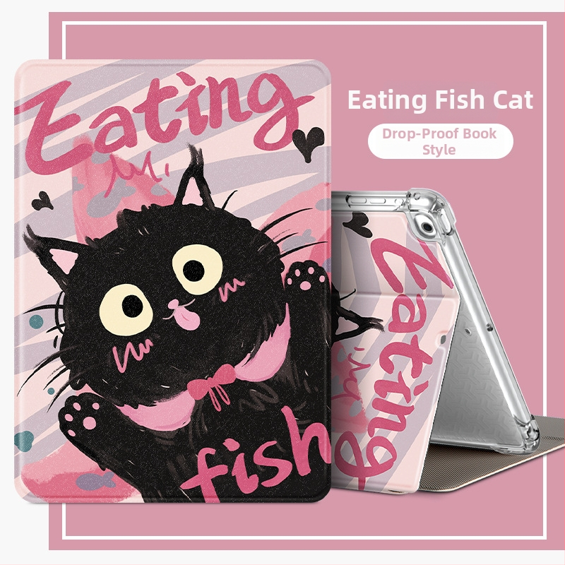 Калъф за iPad за Air 6/5 и iPad 9/10 поколение, имитационна кожа, релефна повърхност, поддръжка на спящ режим, възможност за персонализация