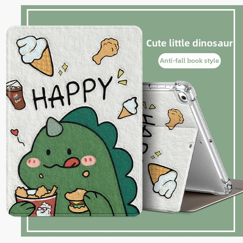 Калъф за iPad за Air 6/5 и iPad 9/10 поколение, имитационна кожа, релефна повърхност, поддръжка на спящ режим, възможност за персонализация