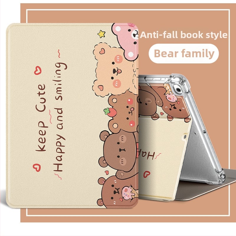 Калъф за iPad за Air 6/5 и iPad 9/10 поколение, имитационна кожа, релефна повърхност, поддръжка на спящ режим, възможност за персонализация