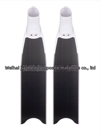 Szénszálas uszonyok, ultra-könnyűek, 190 g, millió ciklusos fáradásteszttel, Frog King