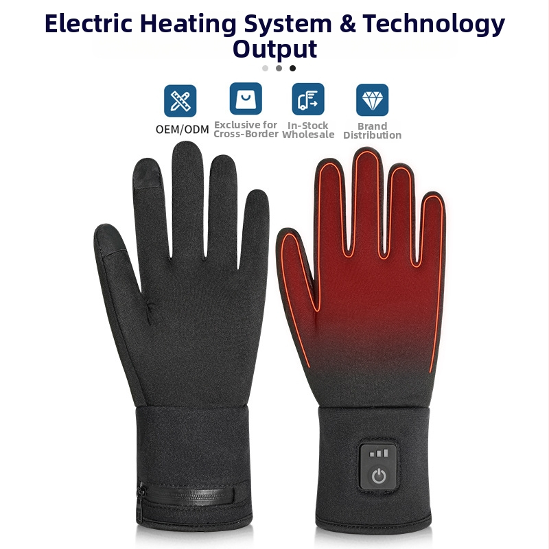 Mănuși încălzite unisex pentru sporturi în aer liber – alimentare USB, adulți, material de scufundare, brand S-king