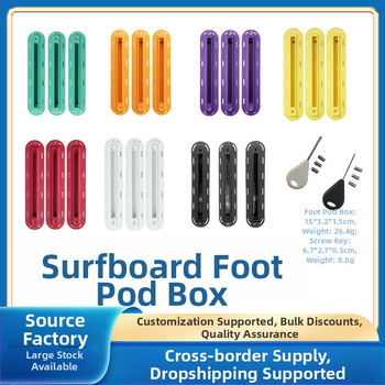 Surfboard fin box с F-slot и X-slot, Tail rudder box, PVC материал, универсална съвместимост