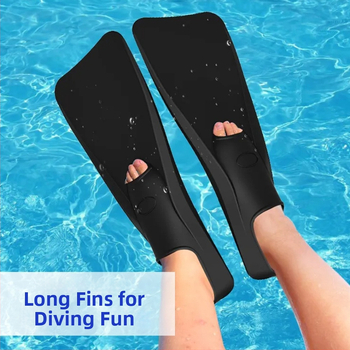 TEJ hosszú úszóuszonyok TPE-ből, F08 kód, snorkelzéshez és szabad merüléshez