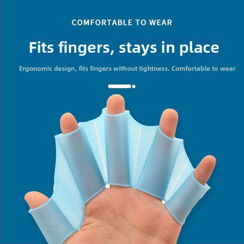 Személyre szabható szilikon béka alakú kézi úszólapátok – felnőttek és fiatalok számára