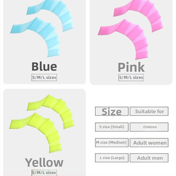 Személyre szabható szilikon béka alakú kézi úszólapátok – felnőttek és fiatalok számára