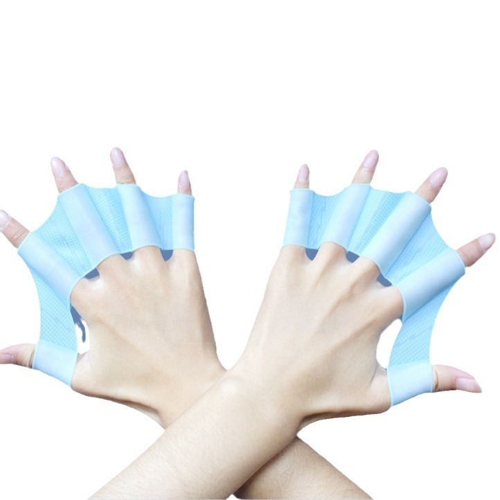 Személyre szabható szilikon béka alakú kézi úszólapátok – felnőttek és fiatalok számára