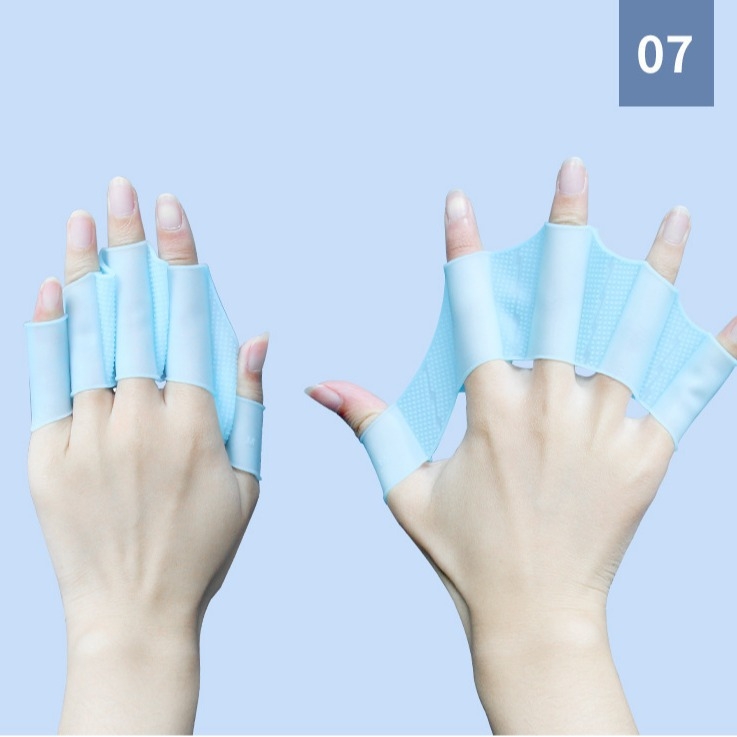 Személyre szabható szilikon béka alakú kézi úszólapátok – felnőttek és fiatalok számára