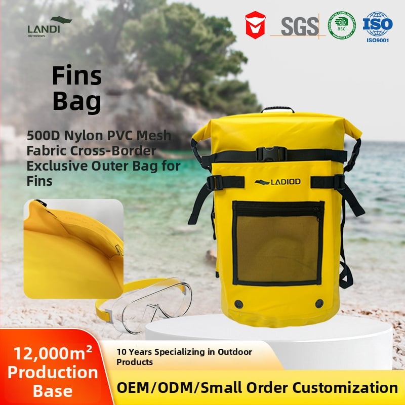 Flipperio krepšys vandens sportams | PVC išorė, PU įdaila, atspari vandeniui ir plečiasi, unisex