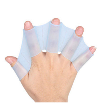 Szilikonból készült kézi úszóháló snorkelzéshez, kacsa-lábformájú dizájn, félujjas, fiataloknak