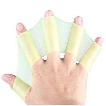 Szilikonból készült kézi úszóháló snorkelzéshez, kacsa-lábformájú dizájn, félujjas, fiataloknak