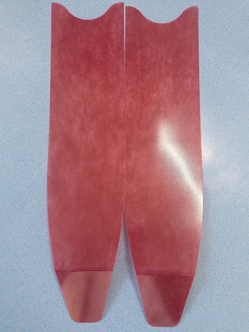 Monofin; áttetsző üvegszálas monofin; Frog King; Modell 001; Eredet: Shandong