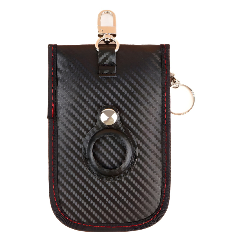 Θήκη Κλειδιών PU με Ριγέ Σχέδιο, Διπλή Πτυχή, Στυλ Street Trend, Μοντέλο F1000