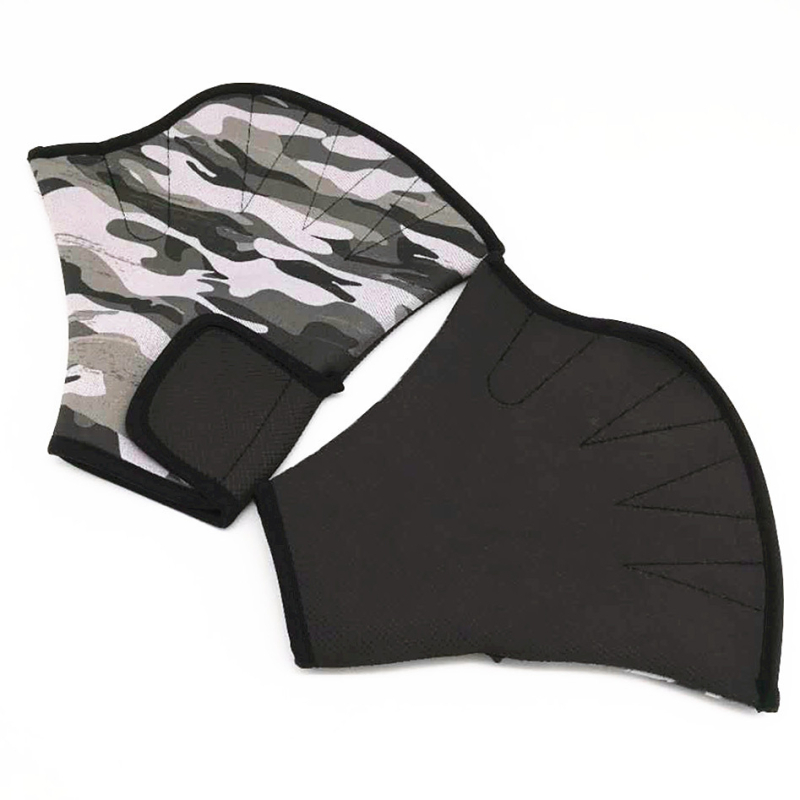 Úszó kézlapátok szabadstílusú edzéshez — nyomtatott és reliefes anyag; testreszabható nyomtatás; márka Suzhou Chouju Sports