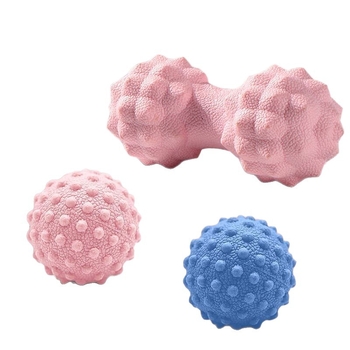 Masažna kugla u obliku arašida za olakšanje fascije plantare, luka, leđa i vrata; ne napuhuje se