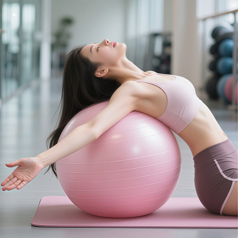 Xuhe joga lopta – otporna na pucanje, napuhiva PVC lopta za trening zdjelice i pilates (kućna upotreba, podrška trudnoći)