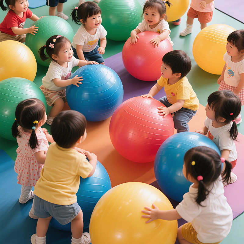 Xuhe joga lopta – otporna na pucanje, napuhiva PVC lopta za trening zdjelice i pilates (kućna upotreba, podrška trudnoći)