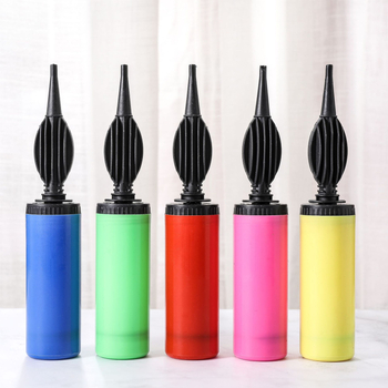 Rokas pūtēja pumpa baloniem, jogas bumbām un baseina riņķiem – manuāla darbība, plastmasas korpuss, pārnēsājama